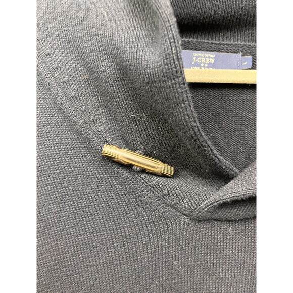 J‎ Crew Sweater Mens Large Blue Toggle Button Pullover Shawl Preppy Casual Knit - Picture 7 of 7